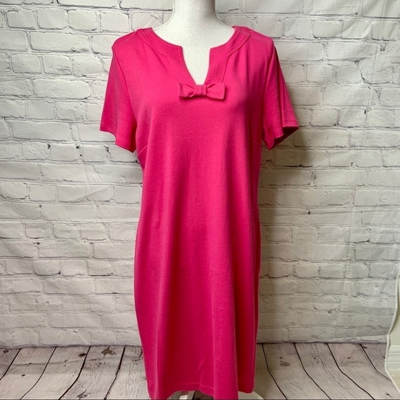 Talbots Dresses & Skirts - TALBOTS Pink Bow Dress Large